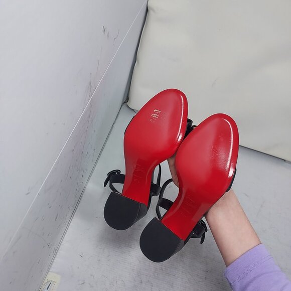 Christian Louboutin Black Miss Jane Sandal - Picture 2 of 11
